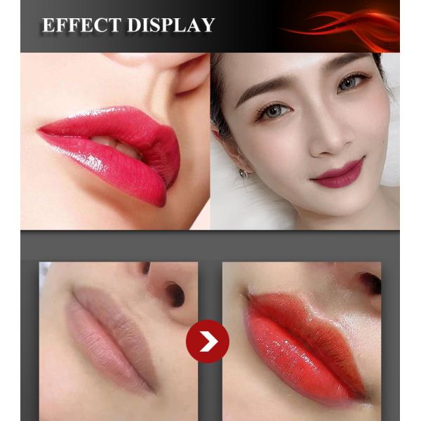 симуляция нежности кожи 7.8cm*5.1cm практики татуировки макияжа губы силикона 3D постоянная