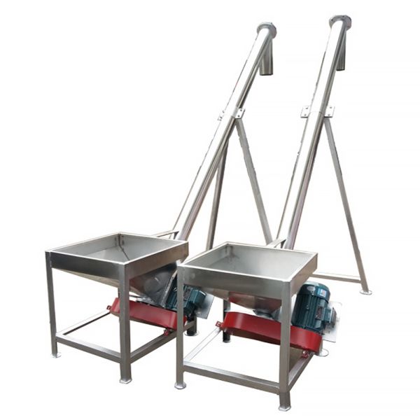 Alimentador de torsión de tornillo de acero inoxidable personalizado con inclinación de 0-45 grados para una operación libre de polvo y eficiente de ahorro de energía