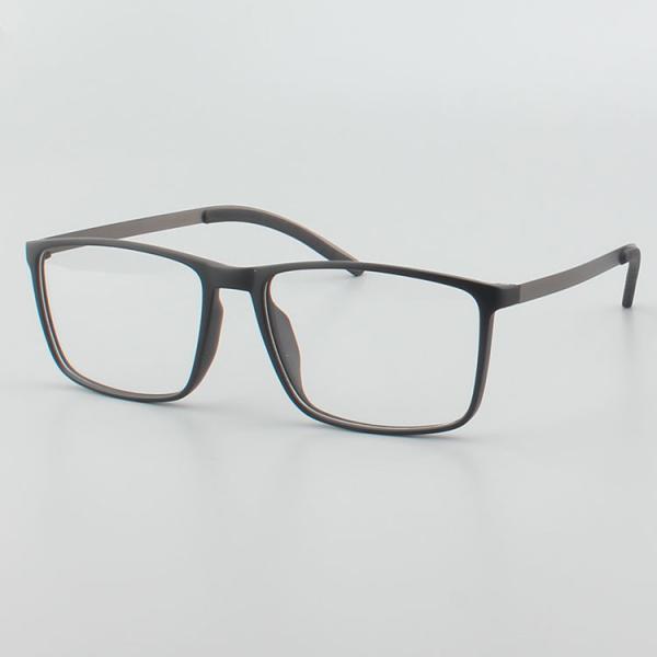 Business Casual Square TR90 Optical Frames Blue Light Eyeglasses
