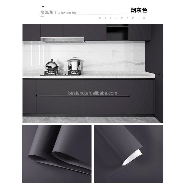 Easy DIY Installation Oil Proof Wallpaper Sticker for Entertainment Furniture Decoration