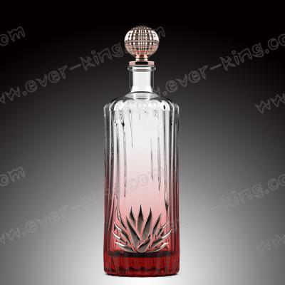 Flint Round Liquor Glass Bottle super 750ml personalizado vazio