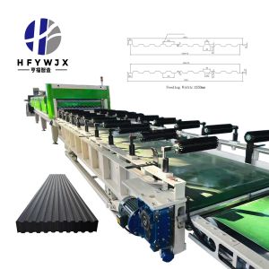 Double Layer Roll Forming Machine with PLC Control System for Fast Change Dual Profile Trapezoidal Roofing Sheets