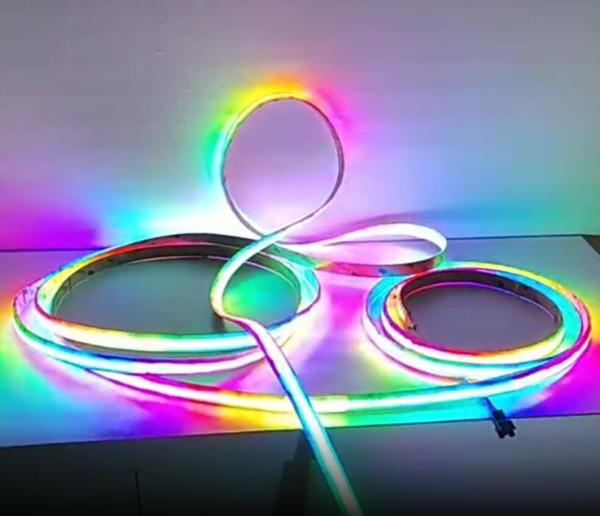 led strip light DMX flexible digital WS2812B pixel rgb tube light ip67 ip68 side view light strips
