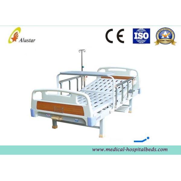 ABS One Crank Manual Medical Hospital Bed With Aluminum Alloy Backrest (ALS-M110)
