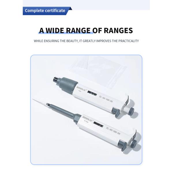Fluorosilicone Rubber and Tetroxyethylene Adjustable Electronic Pipettes in Huge Stock