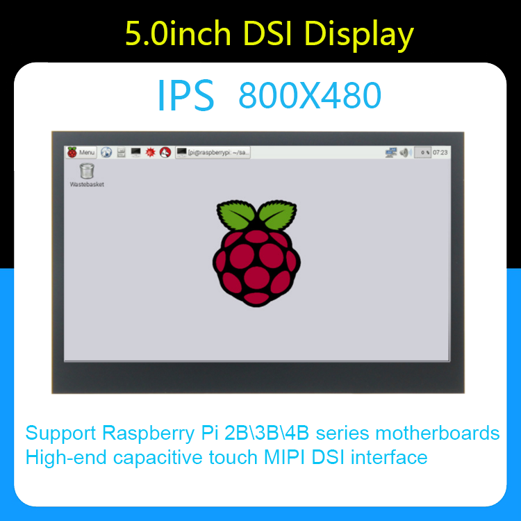 5,0 модуль LCD касания модуля 800*480 MIPI IPS TFT DSI Pi поленики дюйма Multi