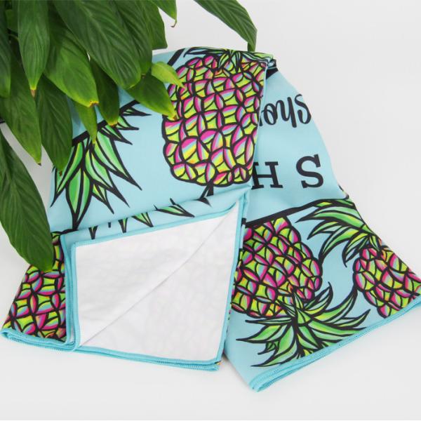 Rpet Recycled Microfiber Oversized Travel Towels Lightweight Compact Swimming Camping Printed Beach Towel