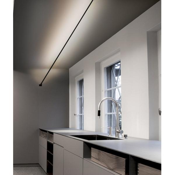 Приостанавливанный профиль приведенный прокладки нержавеющей стали 2835 шайбы стены горизонта линейным светлым черным белым приведенный ударом