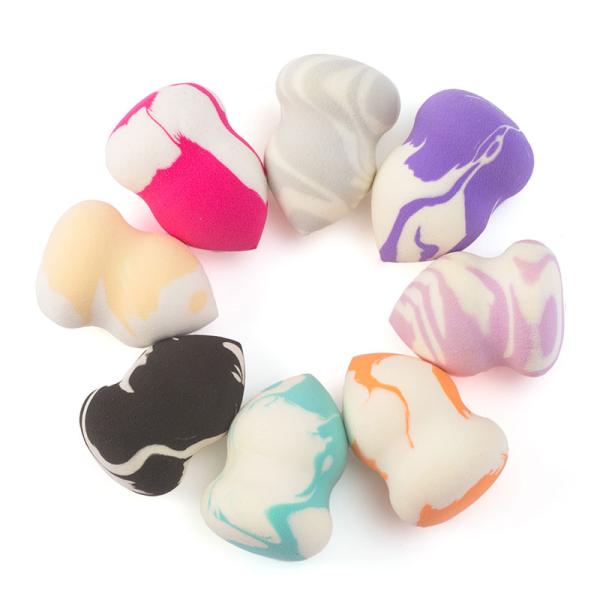 2 PCS Soft Hydrophilic Makeup Sponge BB Cream Beauty Egg Wholesale Puff Wet Dry Dual Use Face Foundation Powder