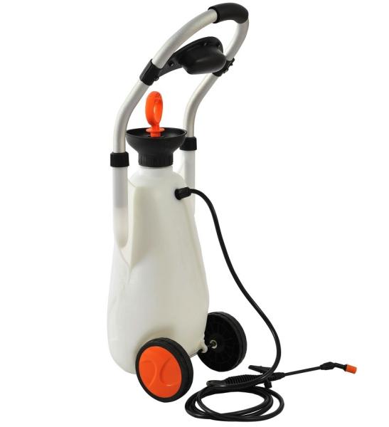 Portable 12L pressure eyewash equipment, portable emergency ABS eye wash station