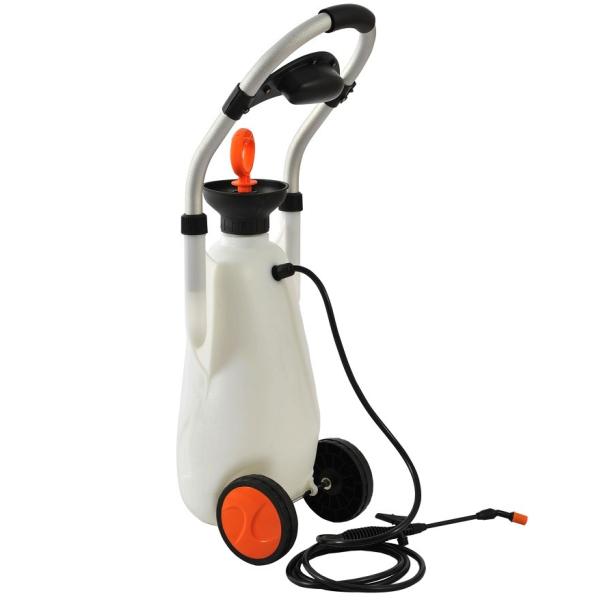 Portable 12L pressure eyewash equipment, portable emergency ABS eye wash station