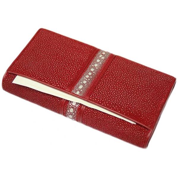 Unisex Style Authentic Stingray Skin Women Long Wallet Lady Card Holders Genuine Leather Female Large Clutch Purse