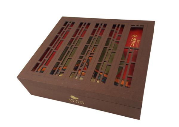 Book Shape Box Cardboard Material Red Color Creative Innovative OEM Design Cake Food Packing Paper Box