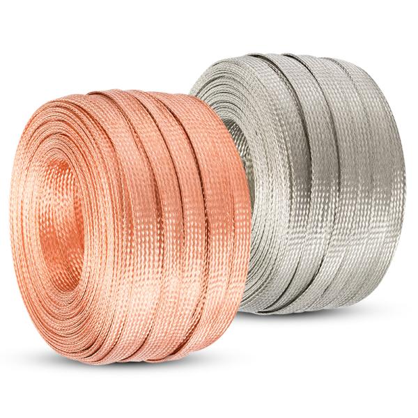 Flat Flexible Bare 3.5mm Braided Stainless Steel Wire