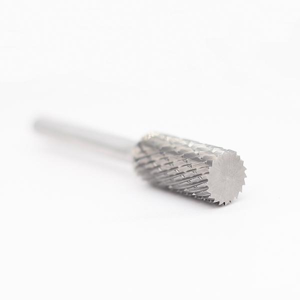 SA-5 Cylinder Without End Cut Burrs For Die Grinder 1/2 X 1 With 1/4 Shank Standard Double Cut