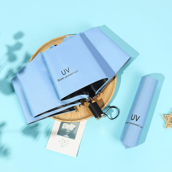 Folding Umbrella Customized Logo for Sunblock and Rain Protection in All Weather Business