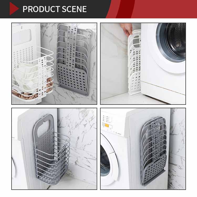Washable практически корзина установленная стеной, корзины прачечной Sonsill портативные вися