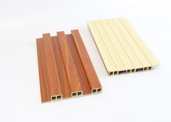 160*24*2900mm Fluted Wpc Wall Panel Wood Composite Waterproof For Interior Decoration