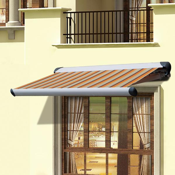 Popular Window awnings outdoor balcony porch awning Sun Shade Aluminium Frame Canopy carport Retractable Awning B05