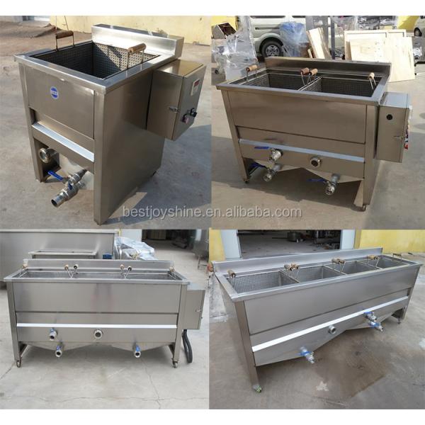 Leakage Protector Equipped Commercial Induction Deep Fryer for 1000*440*300mm Oil Tank