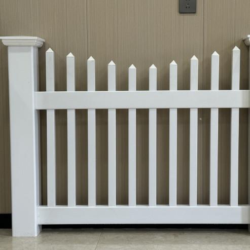 Beautiful And Customizable Garden Pvc Fence With Door For Outdoor Use