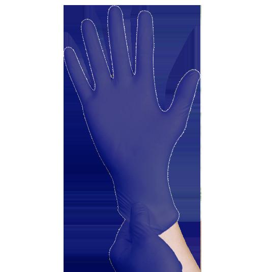 As bio luvas Degradable do exame misturaram as luvas dentais azuis AQL1.5 do nitrilo