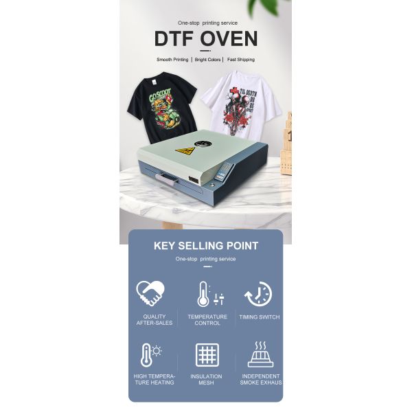2024 New Upgrade DTF Oven of A3 DTF Printing A3 PET Film Drying Oven