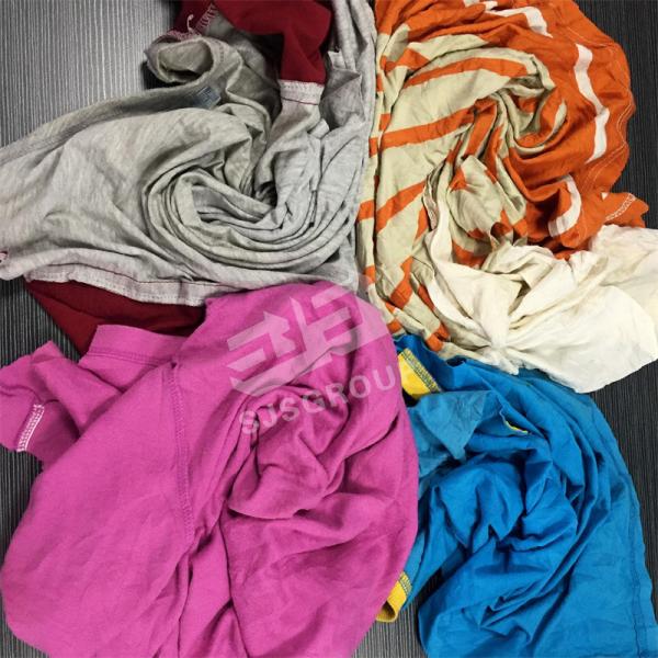 Strong Absorbency Dark Color T Shirt Rags 100% Cotton Industrial Used Clothes Rags Cleaning Wiping Cloth Wipers