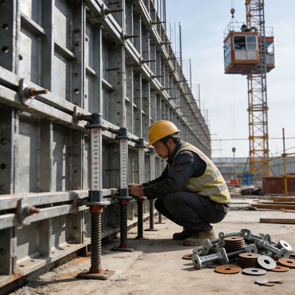Modular Steel Wall Formwork Wear Resistant For Vertical Structure Construction