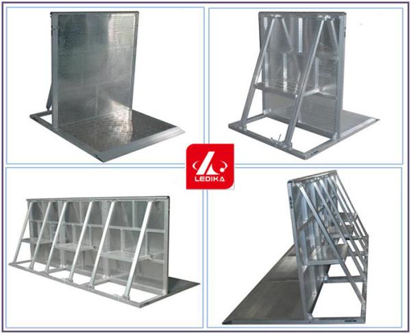 Outdoor Safety Aluminum Crowd Control Barrier Mojo Barrier For Concert