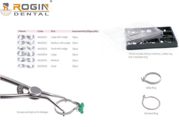 Stainless Steel Palodent Matrix Systems For Restorative Dentistry Metal Matrices