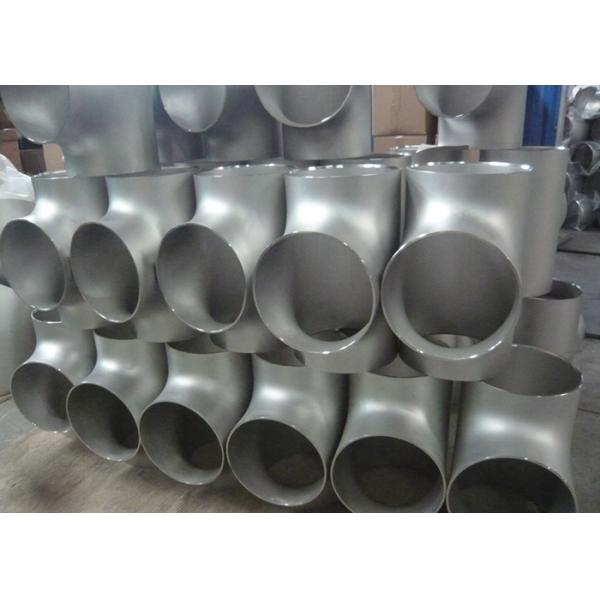 Piping System Ss Pipe Fittings , Butt - Weld Equal Tee Pipe Fitting Acid Resistance