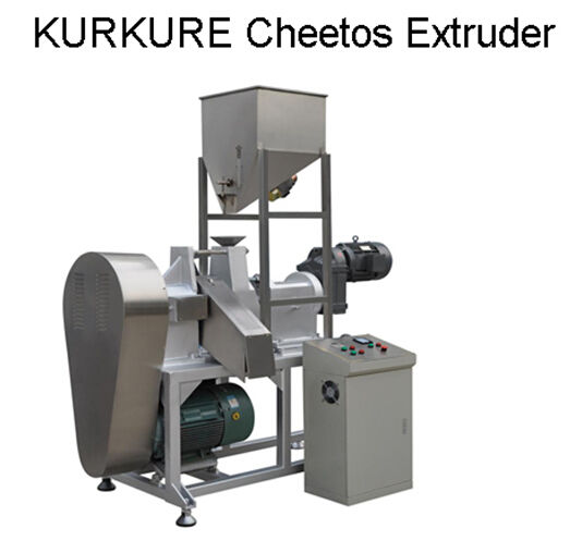 Fried Kurkure Cheetos Snacks Food Extruder Making Machinery Large Output Capacity