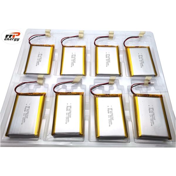CB IEC62133 do UL KC da bateria MP115070P 5000mAh 3.7V do polímero do lítio do banco do poder do de alta capacidade dos ciclos de longa vida