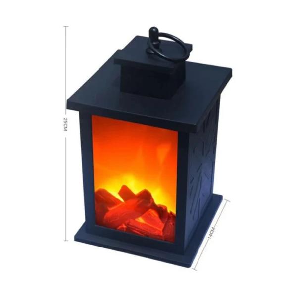 Project Installation Solar Power Supply Led Night Lights with Superior Flame Effect Light