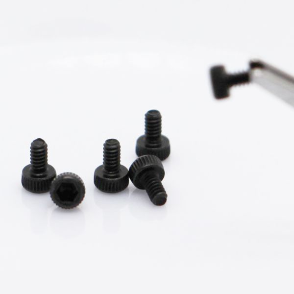 Stainless Steel Ultra-Micro Precision Pan Head Screws M0.5-M3 Nickel Plated for Industrial Applications