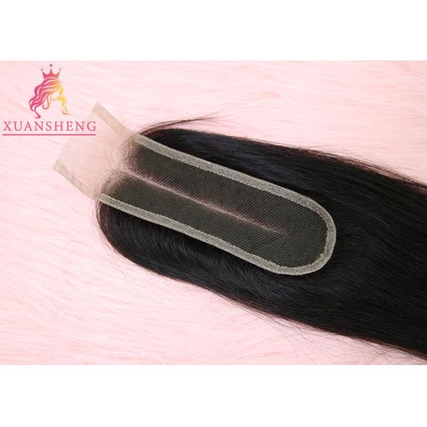 100% Virgin Brazilian Unprocessed Straight Hair 2*6 Lace 10A Grade