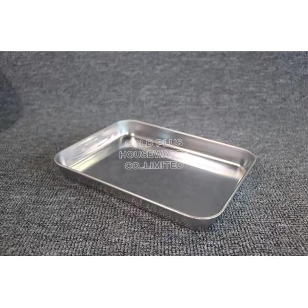 Serving ware for party hotel canteen food serving tray all size stainless steel square tray fruit tray