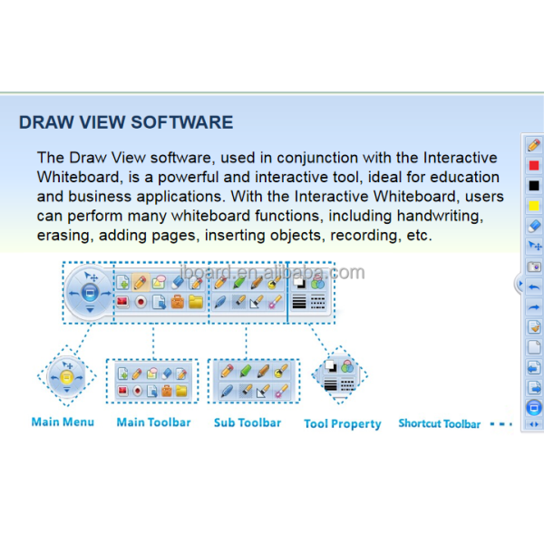 86 Inch Interactive Flat Panel with Android WiFi and Integrated Whiteboard Software for Classrooms and Offices