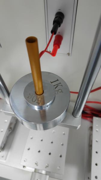 Máquina de testes da vida do botão de três linhas centrais