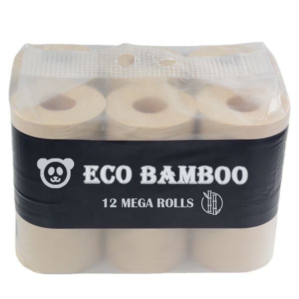 import custom logo soft eco friendly bamboo pulp toilet paper manufacturers 2 3 4 ply toilet tissue