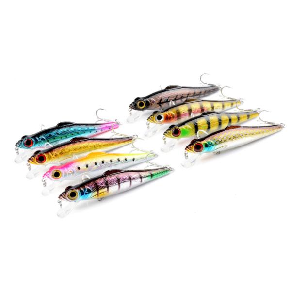 ABS Гигантская рыбацкая приманка с длинным броском 2xПластиковая приманка 17G/ 11,5 см