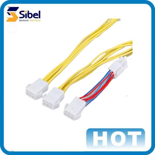 4 Pin 6 Pin OEM Wire Harness Automotive Assembly Stereo Power Plug Harness Electric Car Audio with cable connector