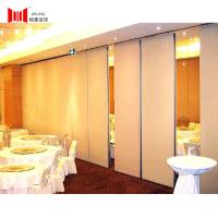 Fabric Cushion Aluminum Sliding Partition Wall 95mm