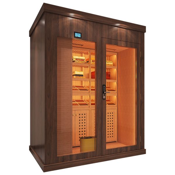 Luxury Thermoelectric Cigar Cooler Humidor Cabinet With With Digital Hygrometer