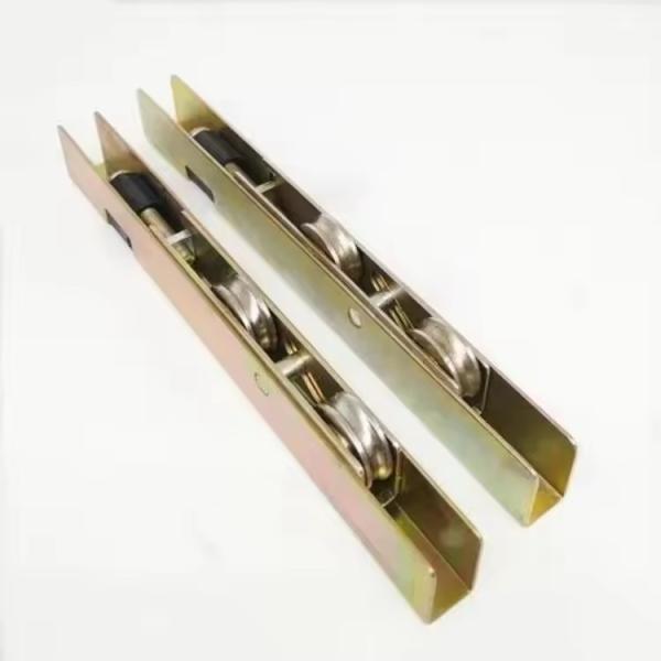 UPVC Sliding Door Window Roller Double Wheels Modern Stainless Steel For Smooth Sliding