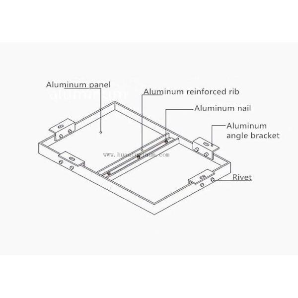 Acid Resistant Aluminium Decorative Sheets , PVDF Coated 2mm Aluminium Sheet