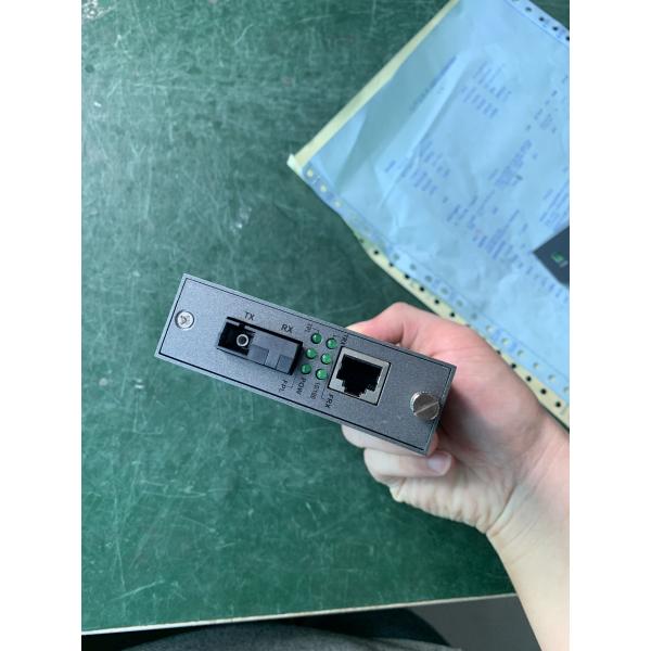 Быстрый преобразователь медиа Ethernet 10/100M Одномодный WDM волокно Неуправляемое 20 км