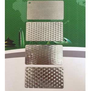 A cor 201 gravou folha de aço inoxidável a placa SS201 de aço inoxidável personalizada