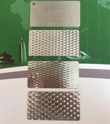 201 Colour Embossed Stainless Steel Sheet Customized SS201 Stainless Steel Plate